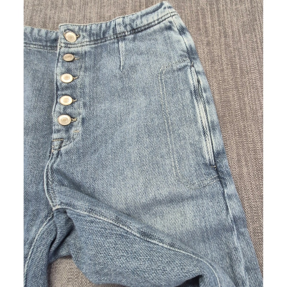 NWOT Free People We the Free Osaka Midrise Barrel Jeans 27 button fly light wash - Picture 16 of 16